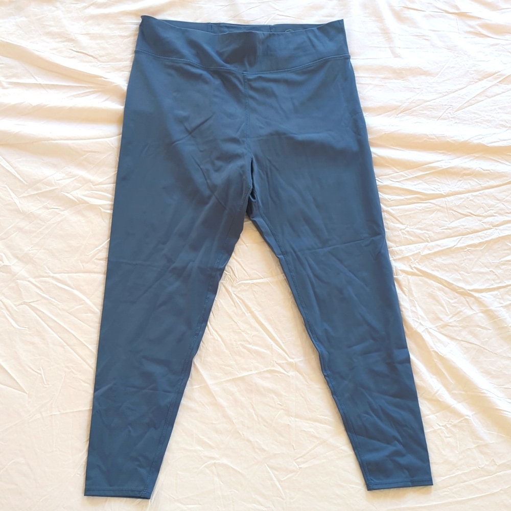 Madewell MWL Flex High Rise 25" Leggings Glassware Blue XXL